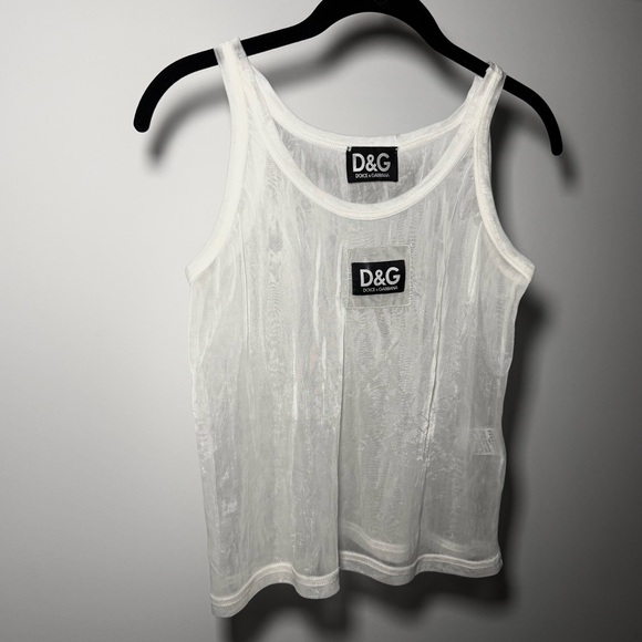 Vintage D&G Mesh Tank Top - Picture 1 of 4